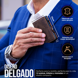 Carteira TMillions GripLock – Marrom Escuro
