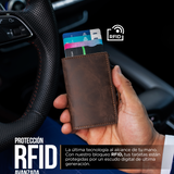 Carteira TMillions GripLock – Marrom Escuro